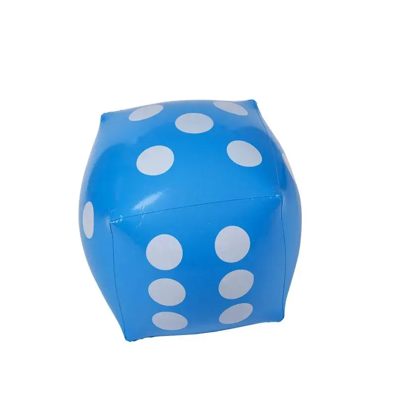 1 PC Random Color Decompression Toy Activity Inflatable Dice PVC Blow Color
