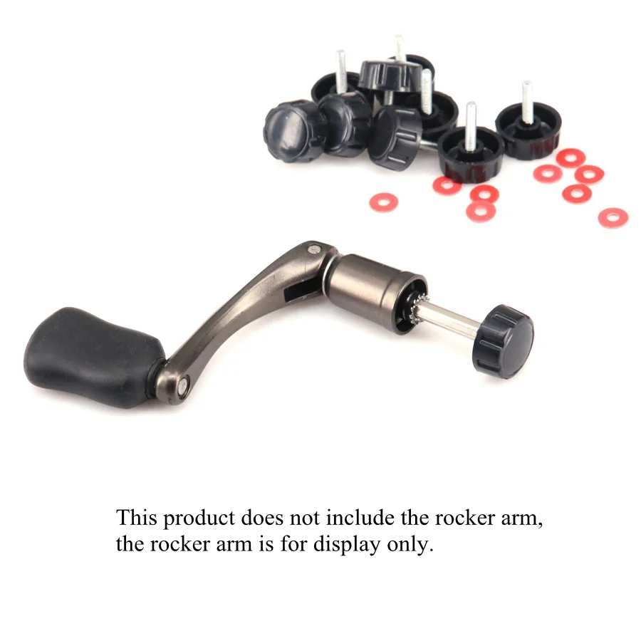 Spinning Fishing Accessory 5pcs/set Universal Serviceable Fishing Reel Handle Screw Caps for Spinning Reel Crank Power Foldable Handle