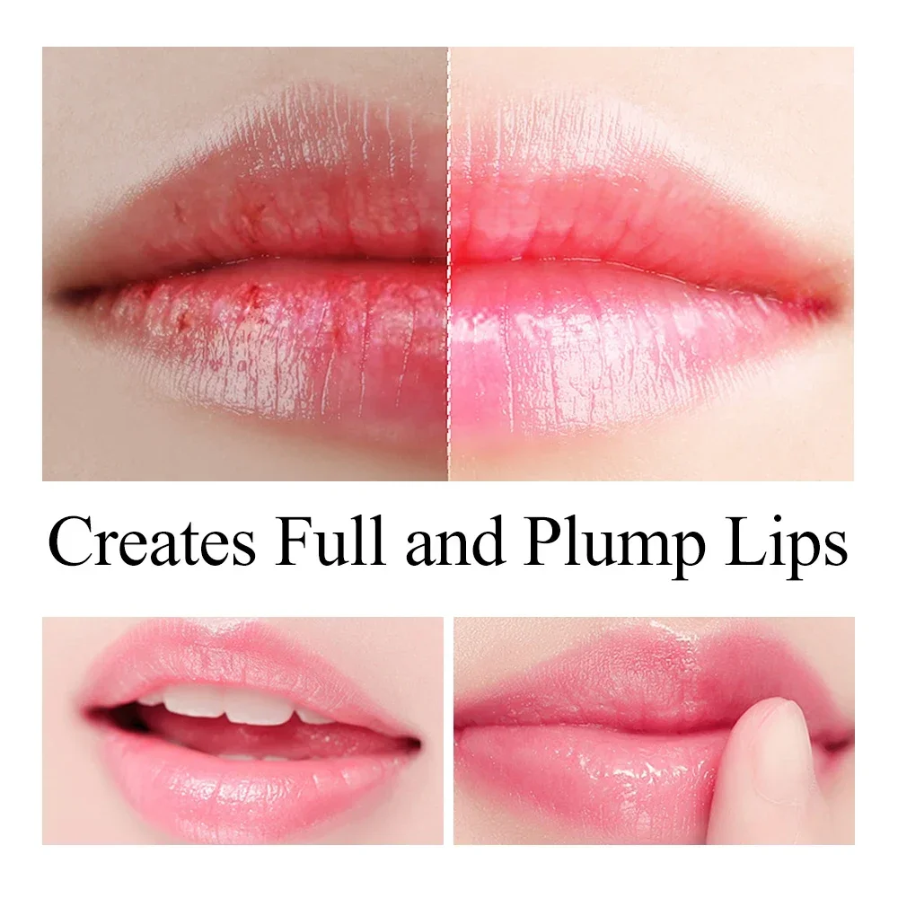 LANBENA Chameleon Lip Balm Hyaluronic Acid Rose Moisturizing  Nourishing Smoothing Relieves Dryness Repairs Damaged Lip Care 5