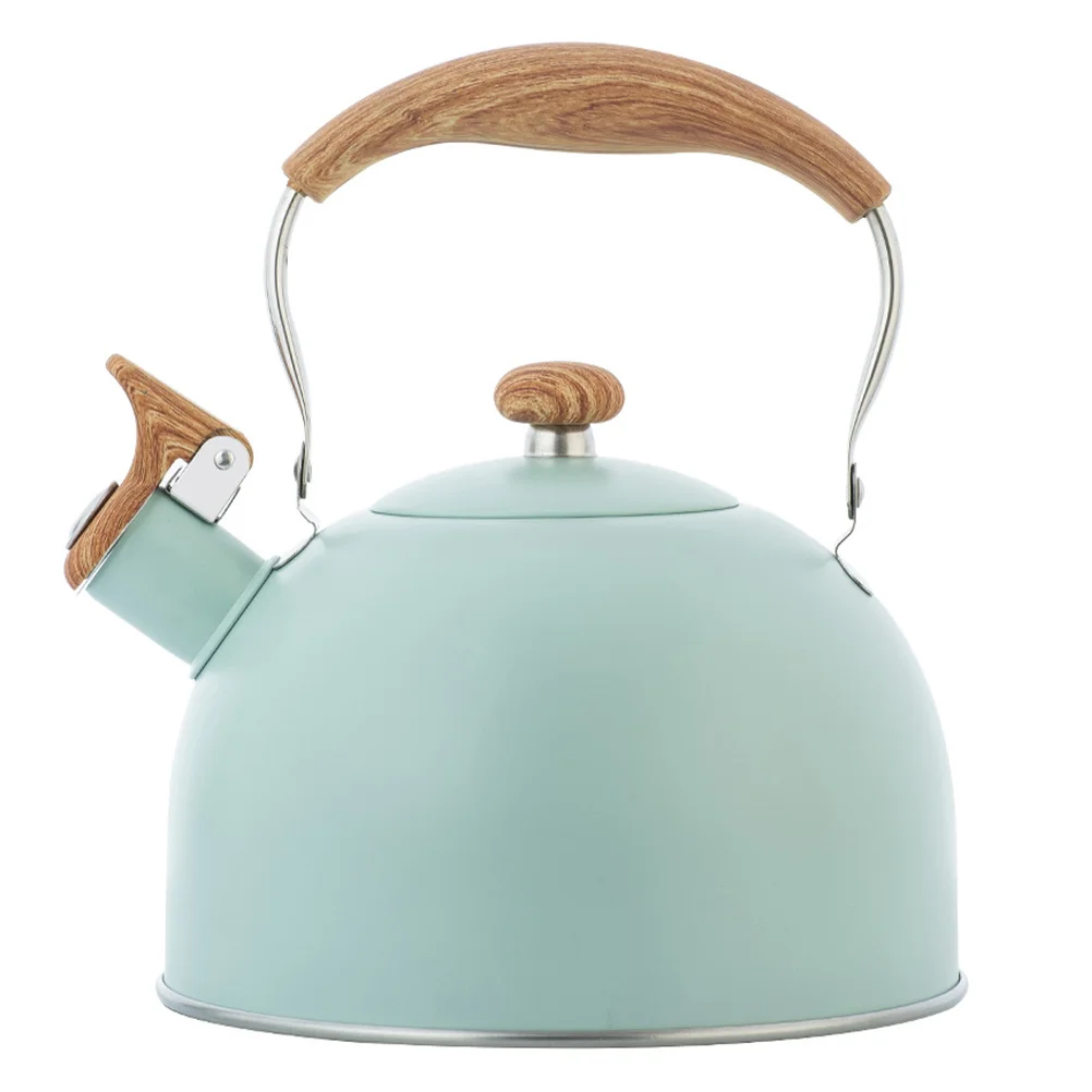 

Kettle Office Household Metal Safe Whistling Hotel Water Boiling Bamboo Home Tea Coffee
