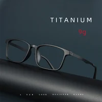 Lunettes d'affaires rétro grand carré TR90 en titane pour hommes, monture de Prescription optique pour myopie, A1003, nouvelle collection 2024 1