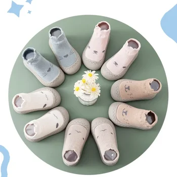 Scarpe da bambino per bambini Suola morbida antiscivolo Traspiranti per interni ed esterni Primavera Estate Deodorante Scarpe da pavimento Calzini 1