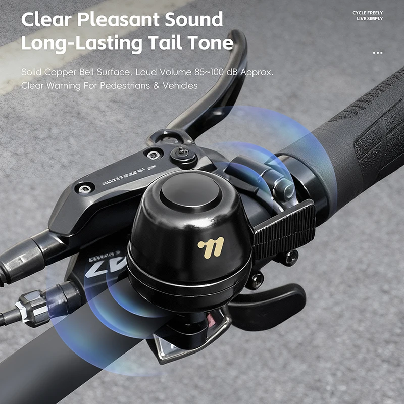 Solid Copper Cycling Bell - Image 3