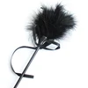 47CM Feather Whip,PU Leather Spanking Paddle Horse Whip fo Horse Equestrian Riding Equestrian bat,Cosplay Performance Props 4