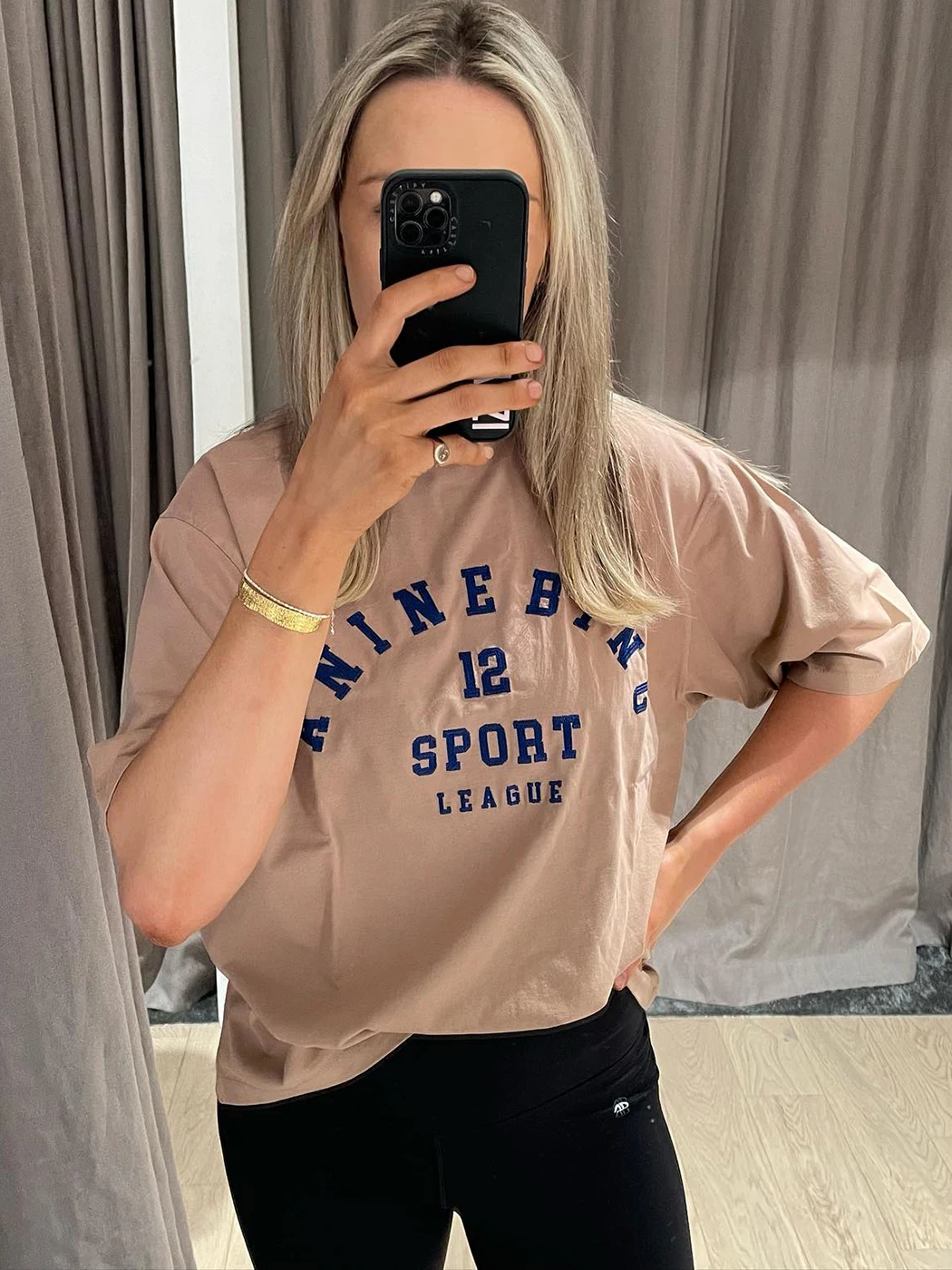 

Letter Embroidery T-Shirt Women Cotton Short Sleeve Loose Fashion Tee Shirt T-shirts 2023 Summer Clothes Tees Tops Female