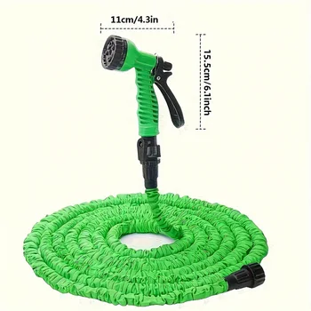 25FT-100FT Expandable Garden Watering Hose High Pressure Car Wash Magic Flexible Water Hose Jardin Irrigation Cleaning Tools 6