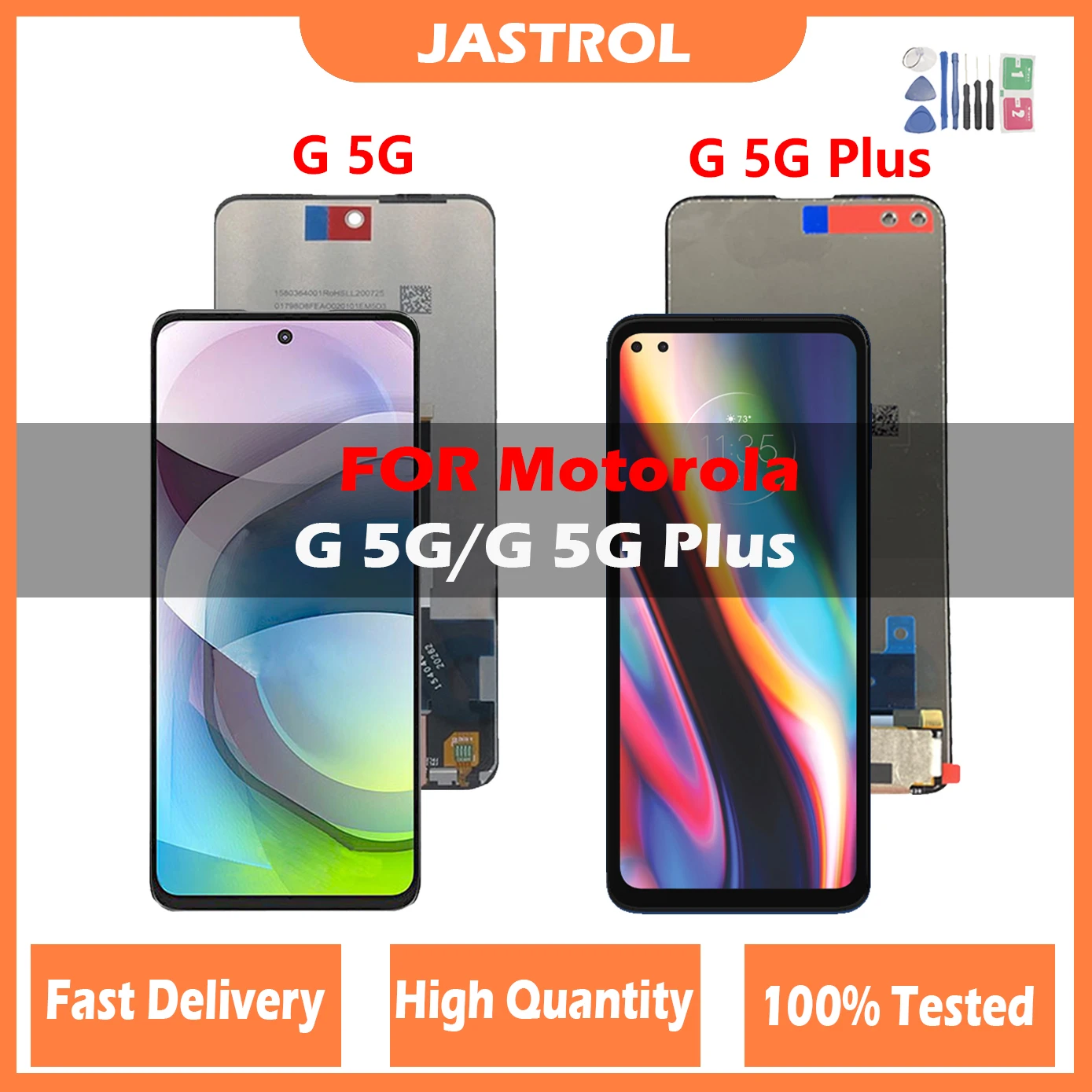100% Tested Original Lcd For Motorola Moto G 5G Plus Lcd Display Touch Screen Digitizer Assembly For Moto G 5G Xt2113-3 Lcd
