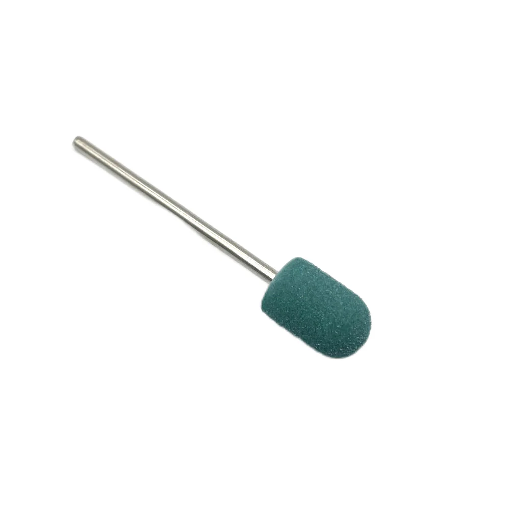 5pcs Nail Sanding Caps With Rubber Pedicure Polishing Sand Block Electric Pedicure Burr Foot Cuticle Tool Drill Accessories 6
