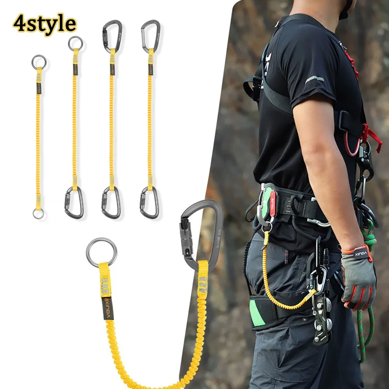 Rock-Climbing-Anti-loss-Rope-Elastic-High-Altitude-Tool-Anti-Fall ...