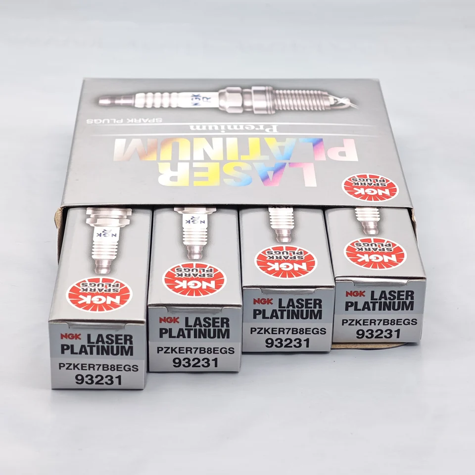 4pcs Double Platinum NGK Spark Plug PZKER7B8EGS 93231
