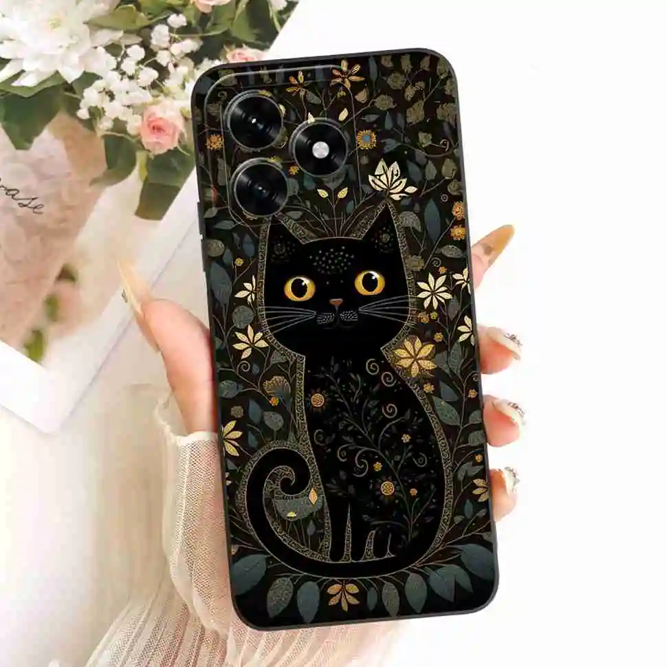 Cute Rabbit Cartoon Silicone Phone Case, Soft Protective Cover