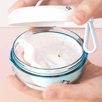 Mallette de rangement pour fausses dents, étui de ceinture portable étanche à l'eau, trempage des dents invisibles, boîte de rangement pour bretelles de retenue orthodontique 2