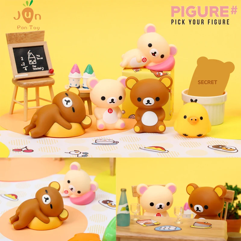 OriginalRilakkumaFigurineKoreanPopularPIGUREBrandCuteBearTrend
