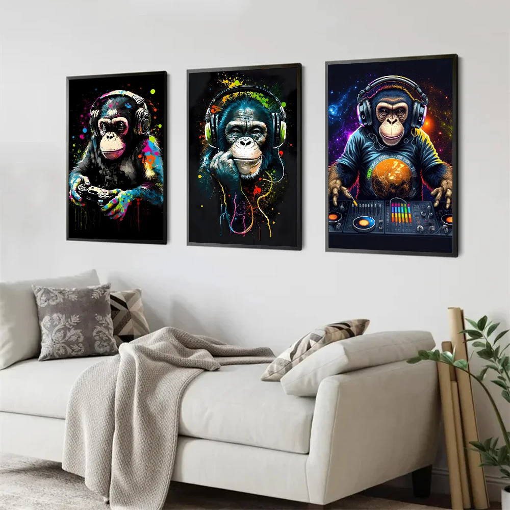 Рисунок 3 - Граффити абстрактная обезьяна игра