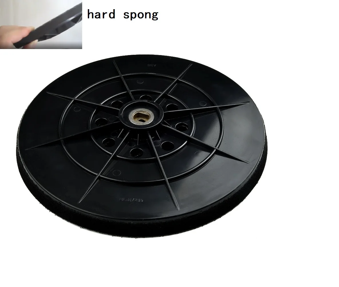 1PC Drywall Sander Backup Pad 8hole Hook And Loop Sanding Disc 9inch With 6mm Thread For Dustless Sanders Portable Cable Sanders