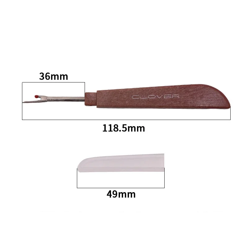 스틸 스레드 커터 플라스틱 핸들 솔기 리퍼 스티치 제거 나이프 바늘 아트 재봉 도구, DIY 재봉 액세서리, 1 개, 4 개