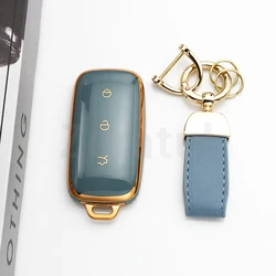 Premium Auto Keyless Protector Car Shell Key Fob Cover Case (Grey set(GLD))