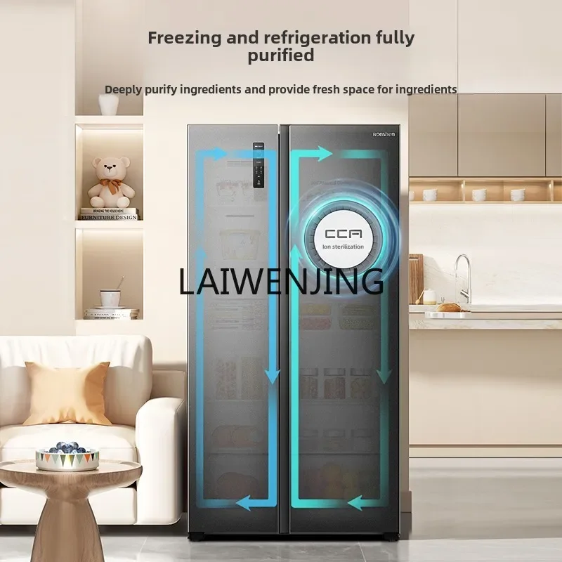 SGF double door large capacity air-cooled household first-class frequency conversion ultra-thin embedded refrigerator