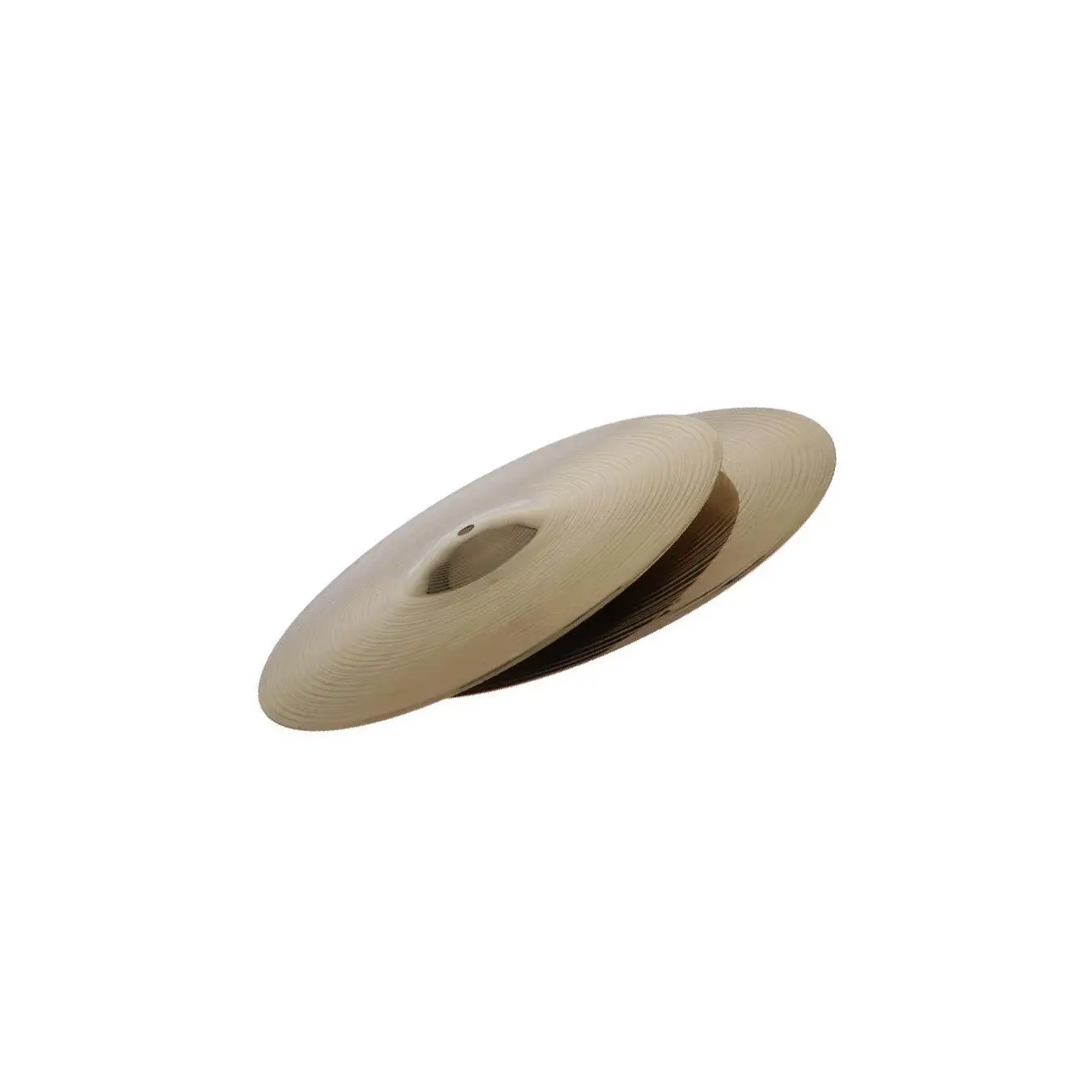 

2 Pieces Brass Splash Crash Cymbal Hi Hat Cymbals for Drum Set 14inch