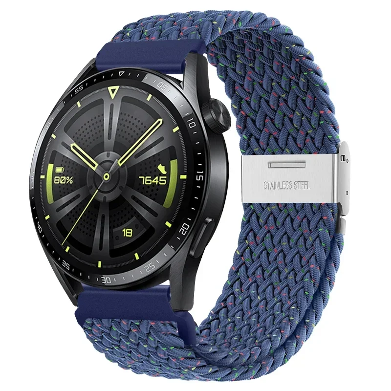 Braided Elastic Bracelet 20/22mm Smartwatch Strap