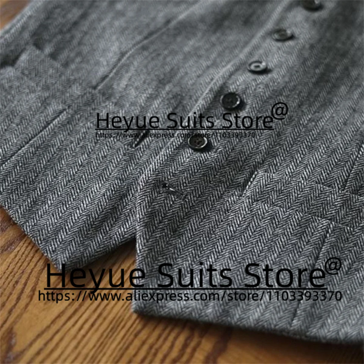 Bloody gang Gray Retro Style Classic Men Suits Slim Fit Notched Lapel Groom Formal Tuxedos 3Pieces Sets traje de hombre elegante