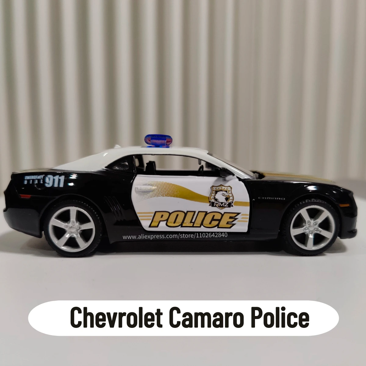 

Масштаб 1/36, модель автомобиля Chevrolet Camaro Police, копия литых под давлением мини-автомобилей, коллекция, домашний интерьер, Декор, рождественский подарок, детская игрушка для мальчика