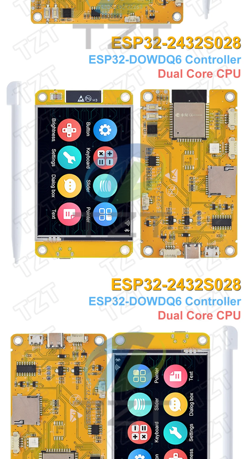 TZT ESP32 LVGL WLAN- und Bluetooth-Entwicklungsboard 2,8 Zoll LCD TFT-Modul 240*320 Smart Display Bildschirm mit Touchfunktion – Detail 7