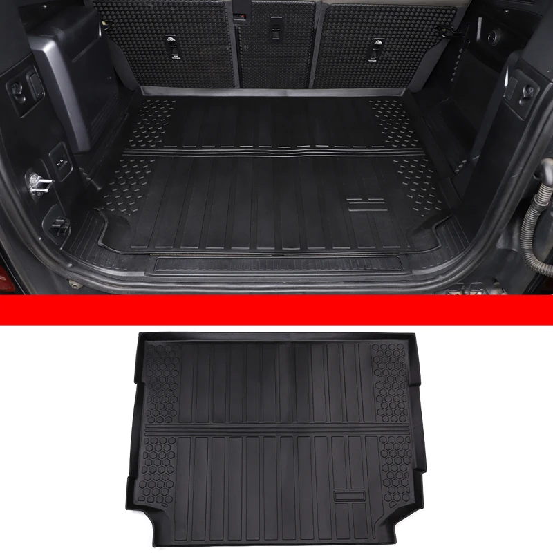 

Для Land Rover Defender 110 2020-2022, коврики для багажника из ТПЭ, прочные защитные и пылезащитные коврики, аксессуары для модификации автомобиля