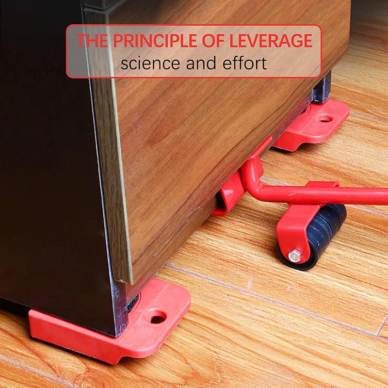 Professional Furniture Transport Lifter Tool Set Heavy Duty Stuffs Moving Hand Tools Set Furniture Mover Wheel Bar Roller Device