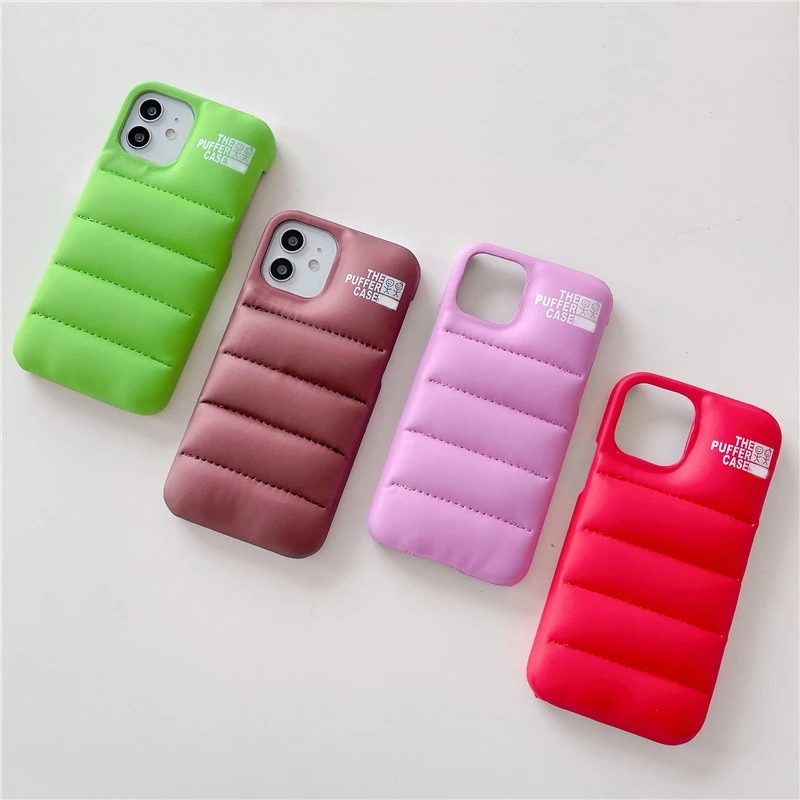 Puffer Case Iphone 12 Pro Max | Cover Iphone 13 Pro Puffer | Jacket Iphone  Case Brand - Mobile Phone Cases & Covers - Aliexpress