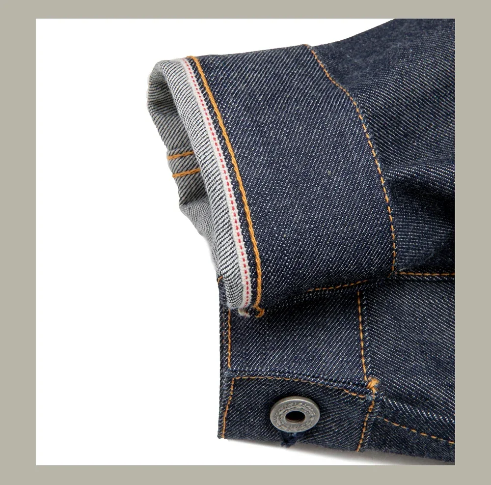 Red Tornado 506XX Jean Jacket American Casual Style Type 1 Selvedge Denim Blouse 5
