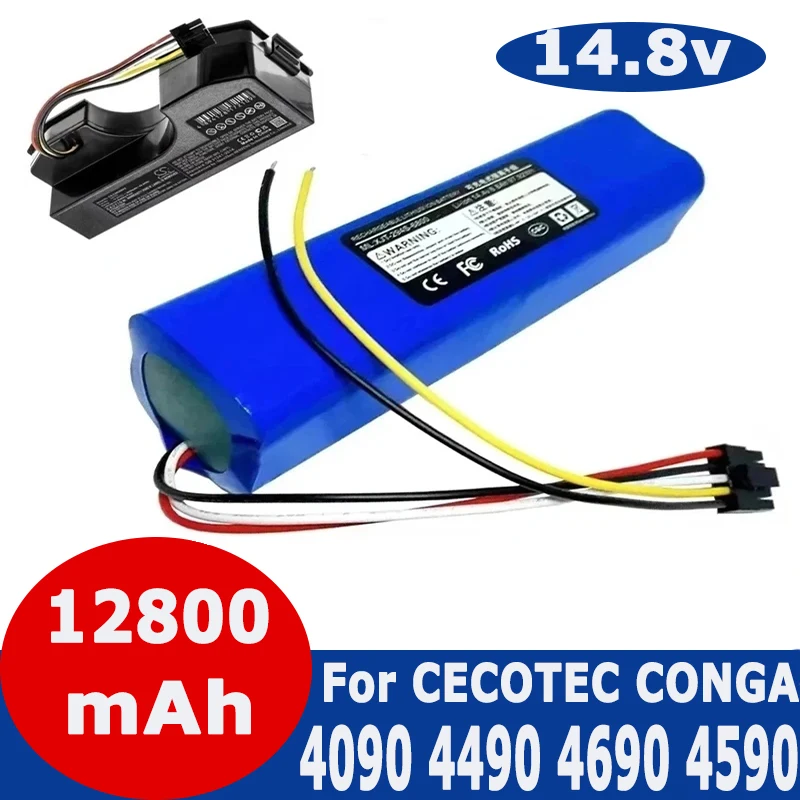 

Аккумуляторная батарея для робота CECOTEC CONGA 14,8 12800 100% 4090 4490, 4690 в, 4590 мАч