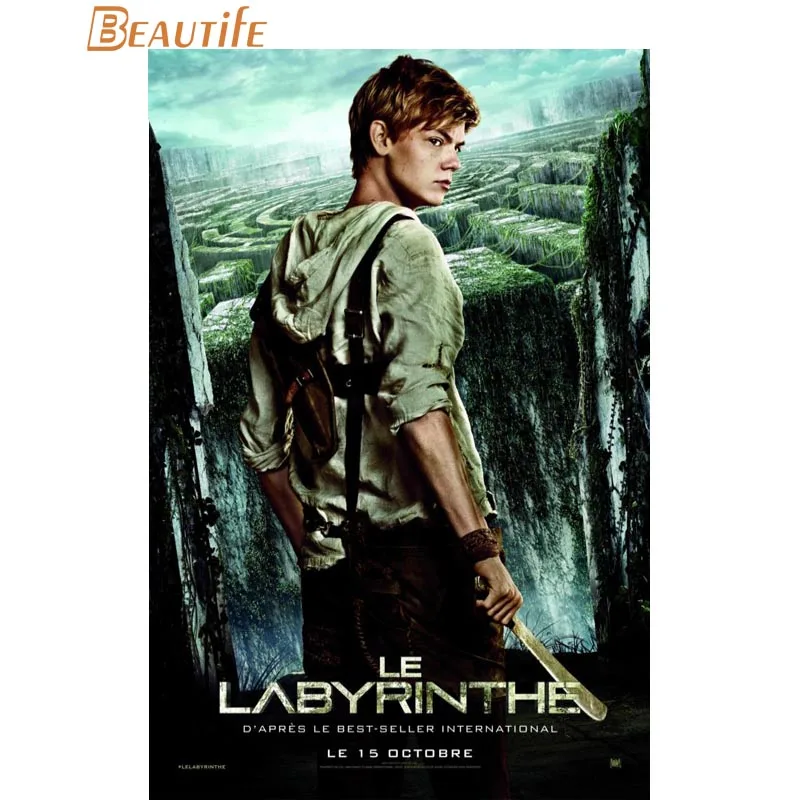 

Novelty Print Your Own Picture On Room Wall maze runner Style Poster Canvas poster