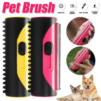 Pet Dog Hair Comb Hair Removal Combs Lint Roller Dog Cat Puppy Cleaning Brush Cats  Sofa Carpet Hair Shedding Trimmer Deshedding 1