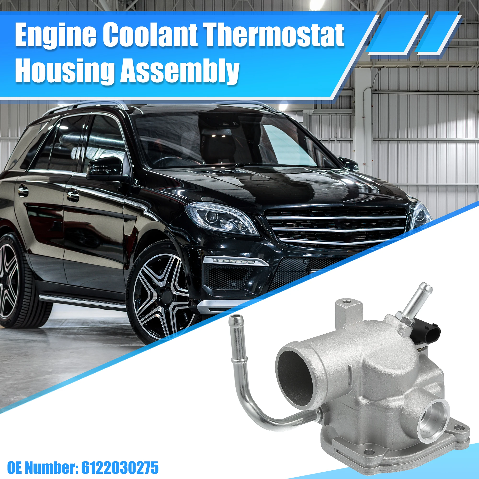 

X Autohaux корпус термостата охлаждающей жидкости двигателя в сборе 6122030275 для Mercedes-Benz M/G-klase 1999-2016 автомобильные аксессуары