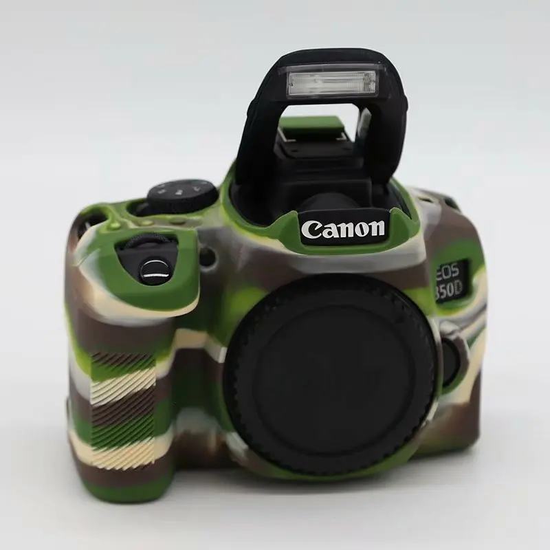 Per Canon Eos 850D Camera Dslr Camera Video Bag Custodia Protettiva In Gomma Siliconica Morbida 850D