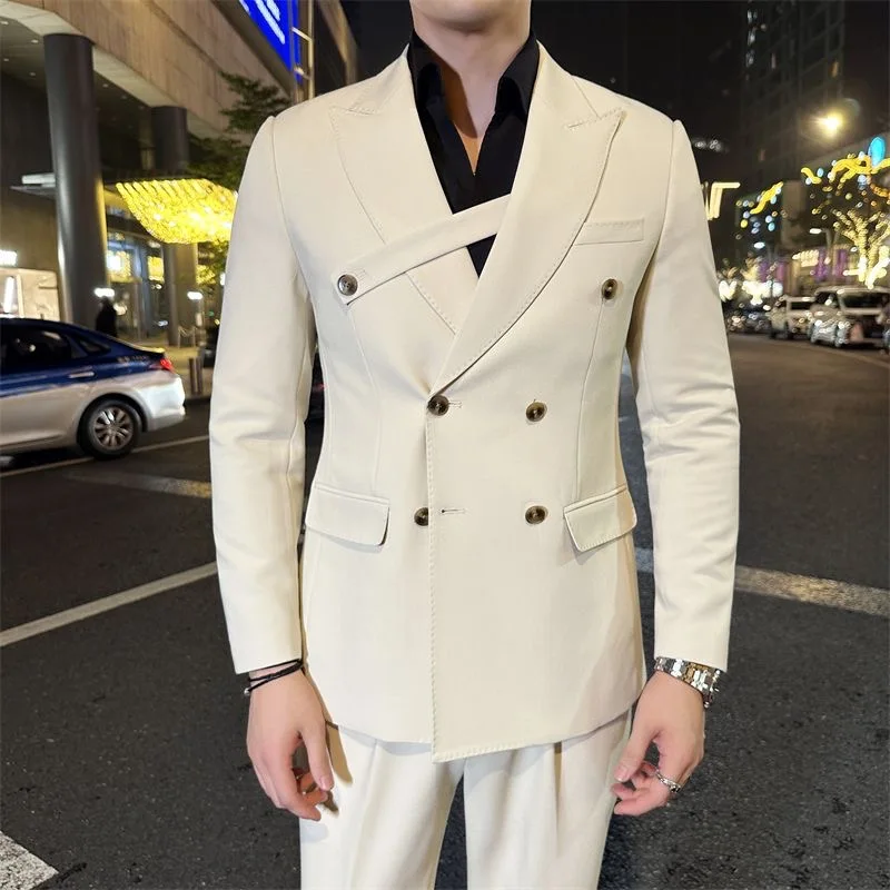 10 High-end double-breasted suits Men’s business suit jackets