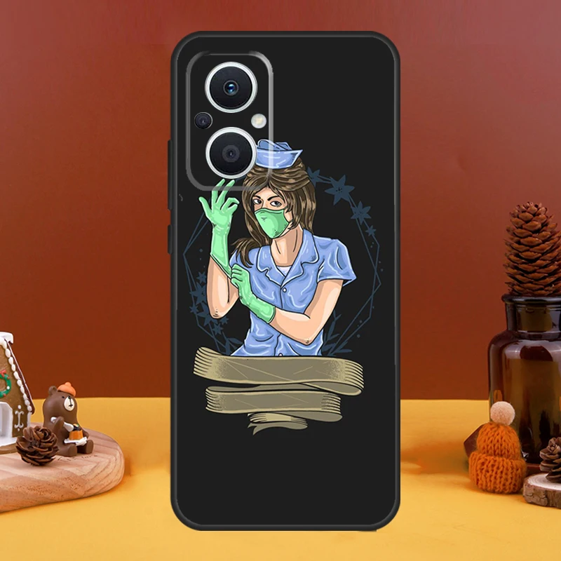 Cartoon Medical Theme Phone Case - Cute Doctor and Nurse Design Cover