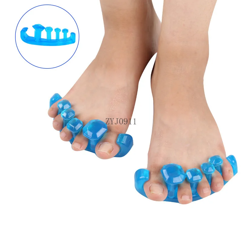 *Nail Art Supplies Silicone Separator Finger Cotton Nail Polish Standing Silicone Toe Separator Tool