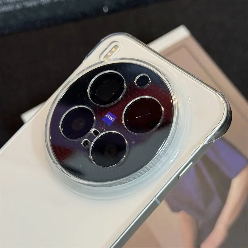 Frameless Slim Clear Hard Protective Phone Case - Shockproof Back Cover Shell