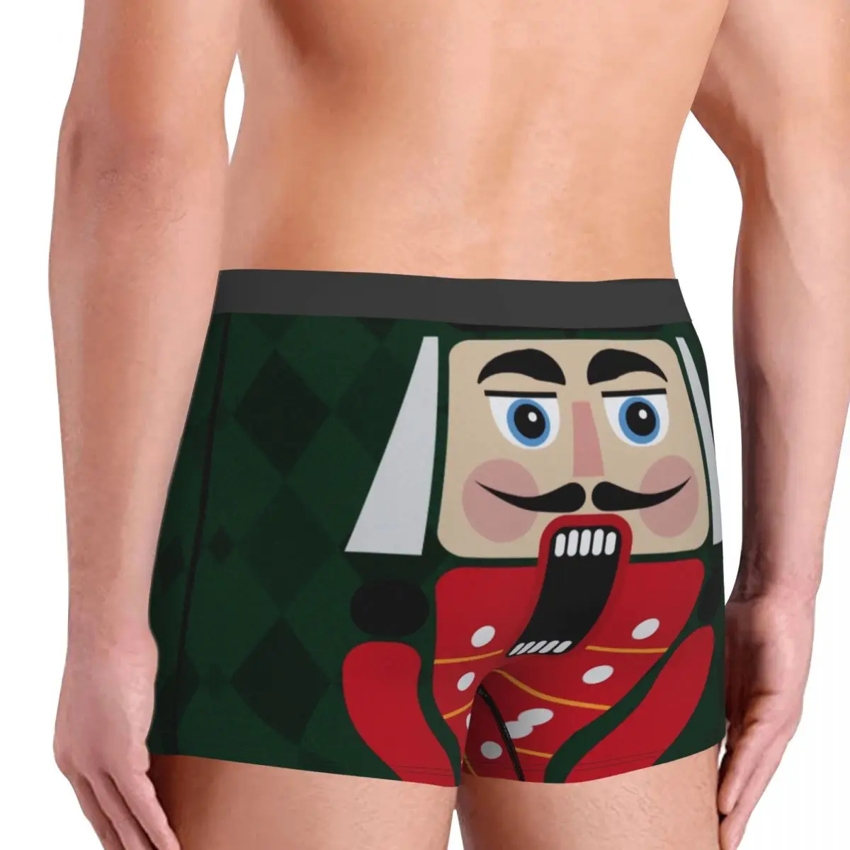 Custom Nutcracker Doll Underwear Male Sexy Print Soldier Christmas Gift Boxer Shorts Panties Briefs Breathbale Underpants 4