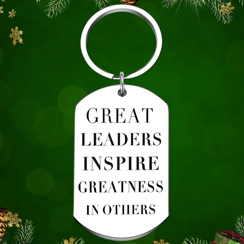 

Boss Leaders Keychain Pendant Supervisor Mentor Manager gift Key Chain Boss Day Retirement Gifts