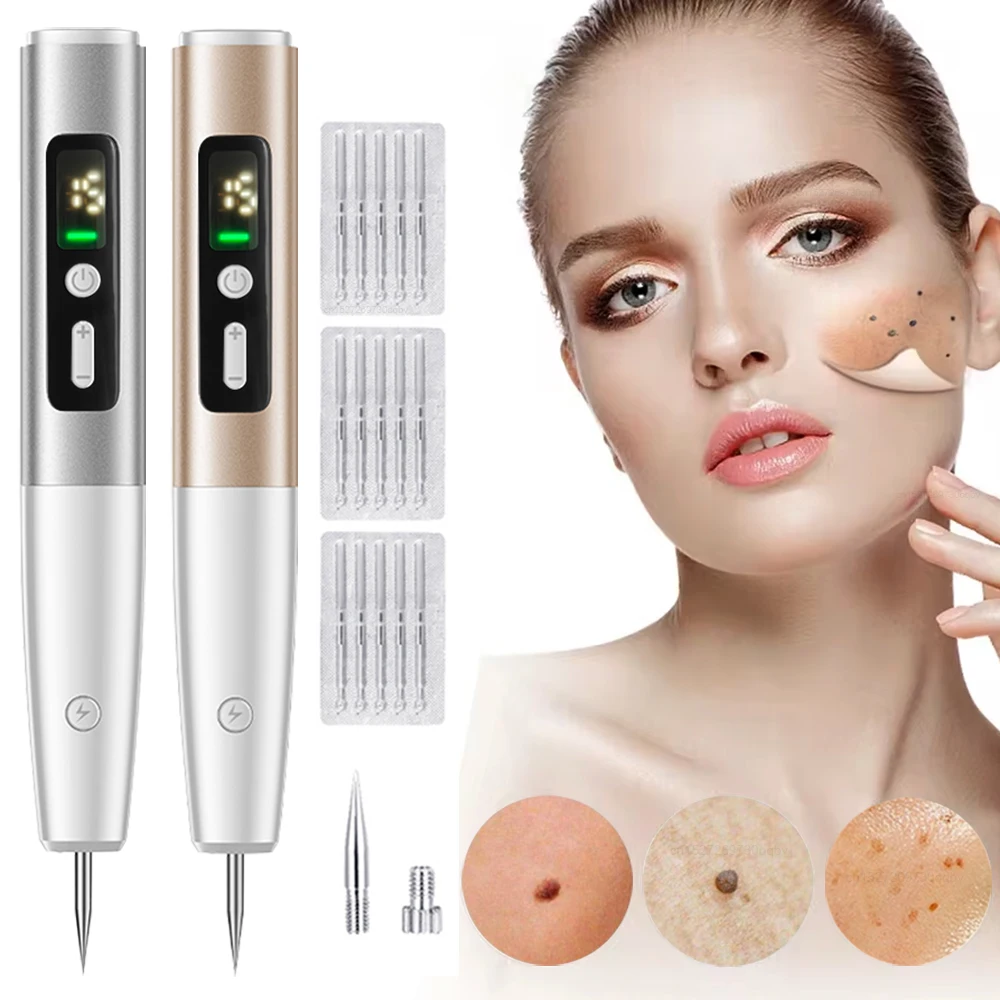 Skin Tag Remover Laser Plasma Pen Wart Black Dots Remover Skin Tag Remover Electric Wart Eliminator Mole Freckles Papilloma Dark Spots