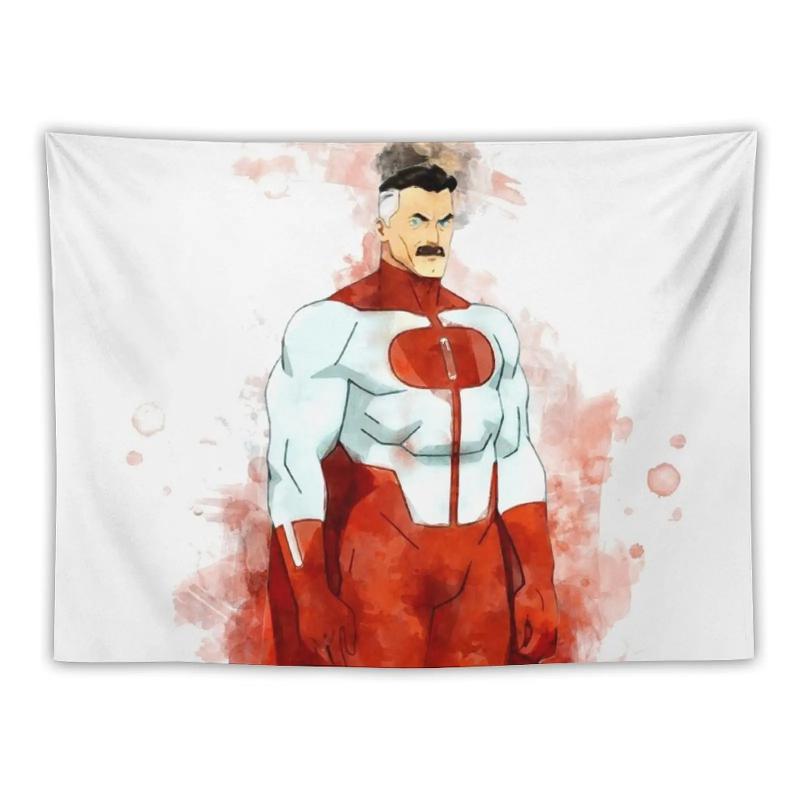 

Invincible - Omni-Man *watercolor* Tapestry Wall Hanging Wall Things To The Room Cute Decor Outdoor Decoration Tapestry