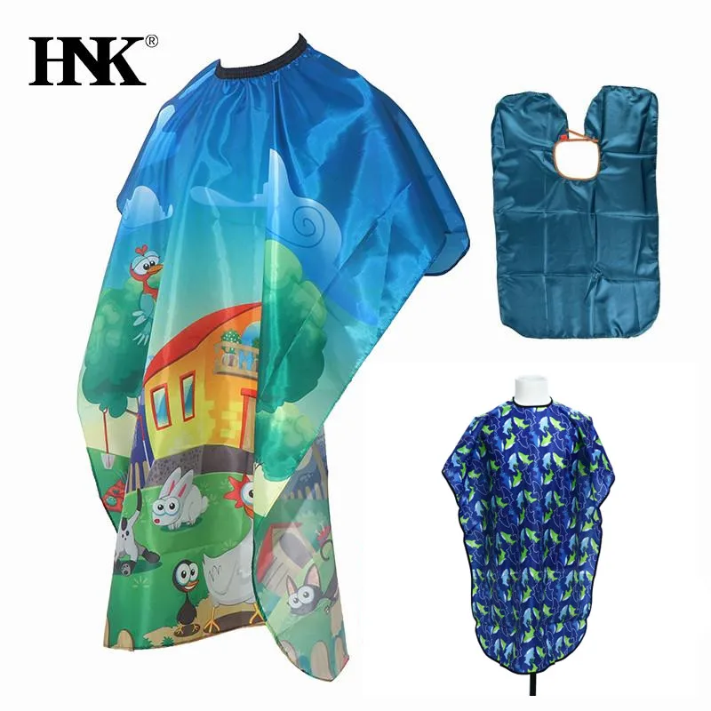 Salon Kinder Friseur Umhang Friseur Cartoon Muster Haarschnitt Styling Kleid Friseurladen Haushalt Kind Haare schneiden Umhang Schürze – Detail 4