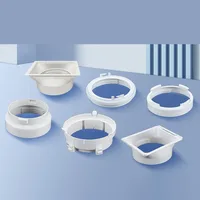 Connecteur de tuyau d'évacuation pour climatiseur portable, adaptateur de raccord pour port d'évacuation de climatisation, pièces de conduit de ventilation 3