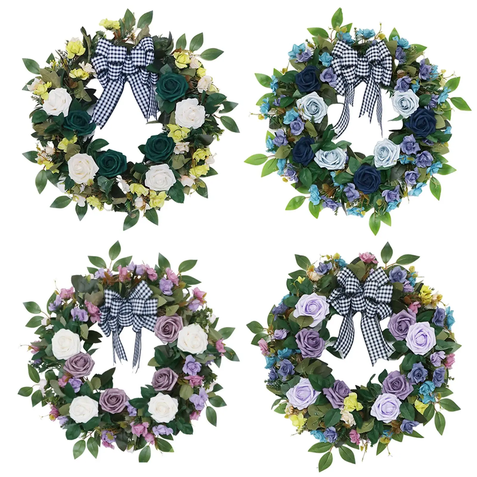 

Rose Wreath Ornament Hanging Vine for Outdoor Farmhouse Halloween Home Party