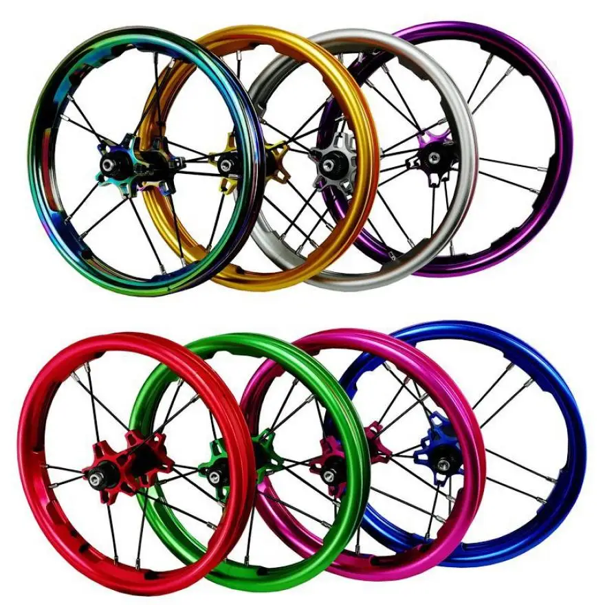 

PASAK Sliding Bike Wheelset 12inch Straight-pull Bearing BMX Children Kids' Balance Bicycle Wheels 85mm 95mm BMX