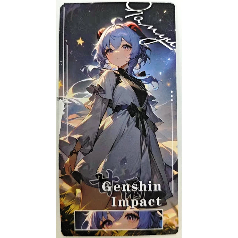 Anime Goddess Story Ganyu Kanroji Mitsuri Kafka Hu Tao Hoshino Ai Collectible Cards Christmas Birthday Gifts Children's Toys