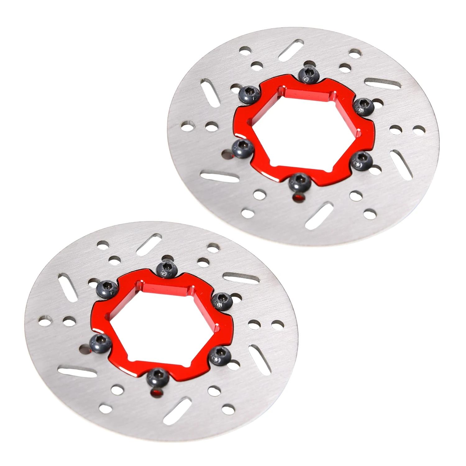 GTBRacing Stahl 1/5 RC Auto HPI Baja 5B 4-Rad-Bremse vorne/hinten Rotor Bremsscheibe Upgrade-Teil